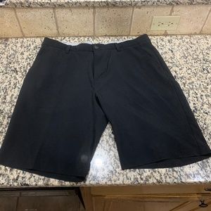 Adidas Men's Golf Shorts Gently Worn Black Size 36 Straight Front 88% Polyester